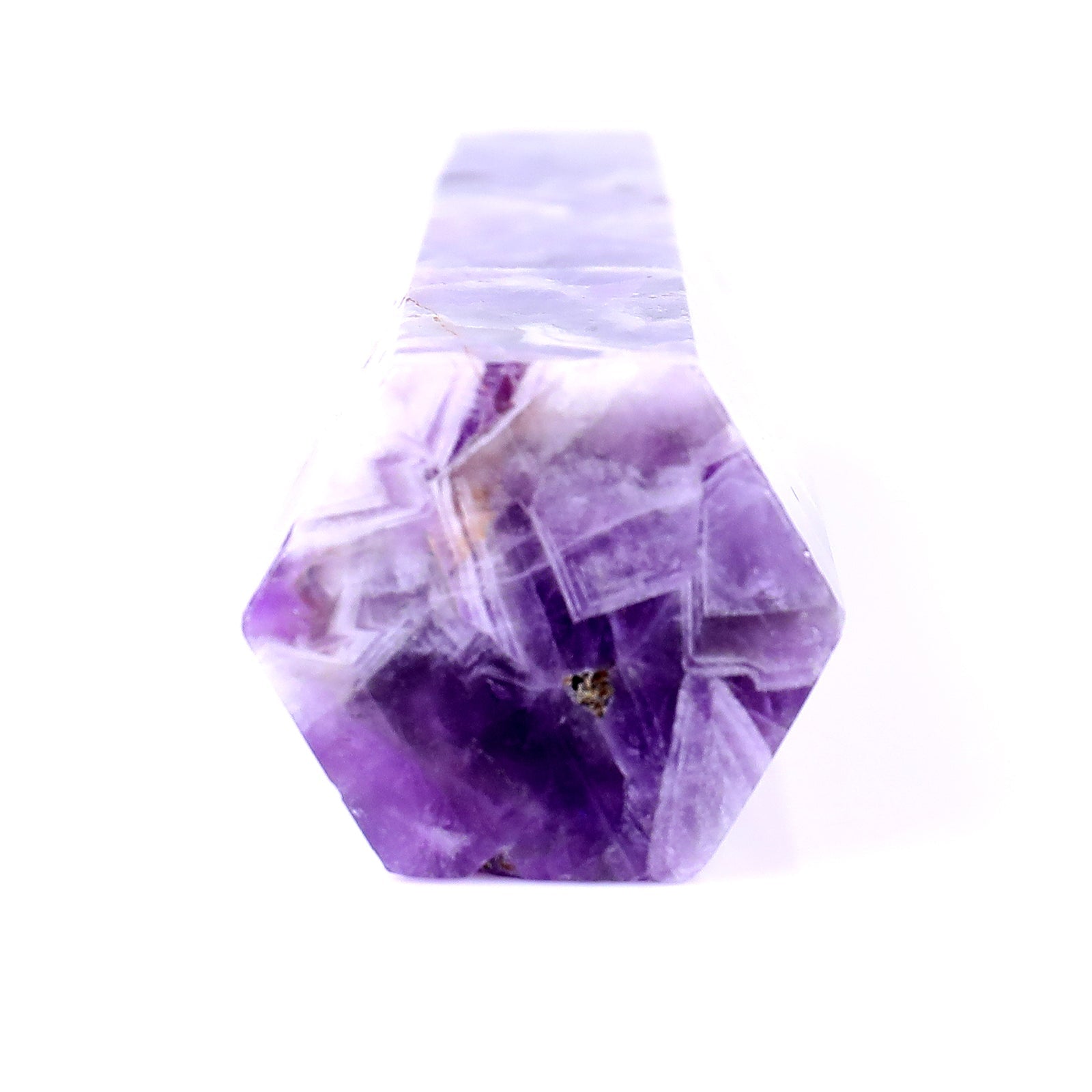 Nicedony 93mm Dream Amethyst Hand Carved Crystal Point - View 4