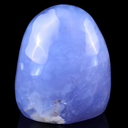 Nicedony Amazing Gemstone 3.6" Blue Chalcedony Hand Carved Crystal Kwan-yin Sculpture - View 6