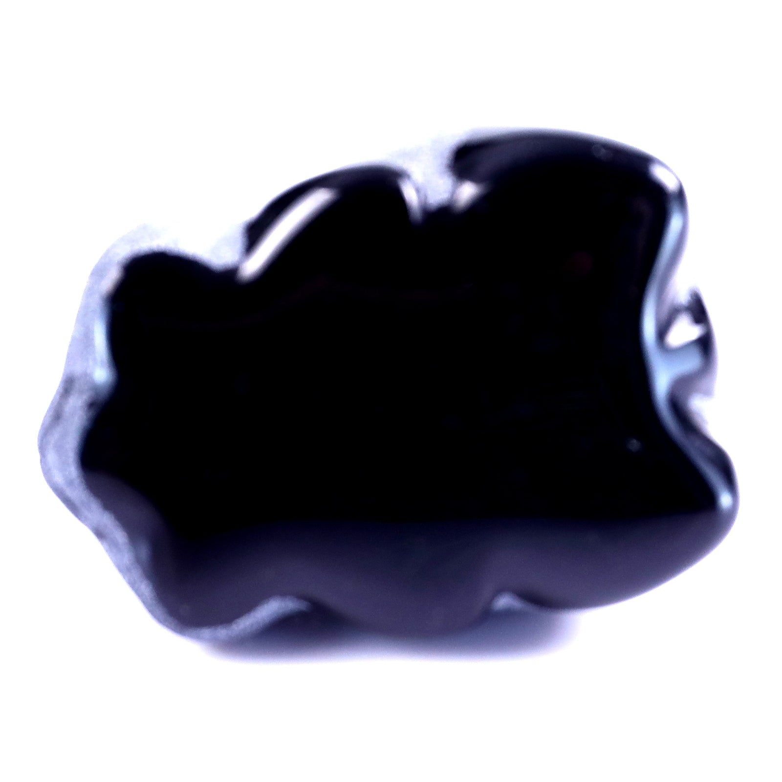 Nicedony Cute 1.9" Black Obsidian Hand Carved Crystal Panda Sculpture - View 8