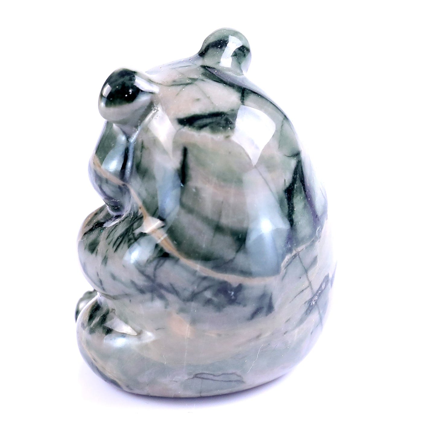 Nicedony Cute 2.9" Jiulong Jade Hand Carved Crystal Panda Sculpture - View 6