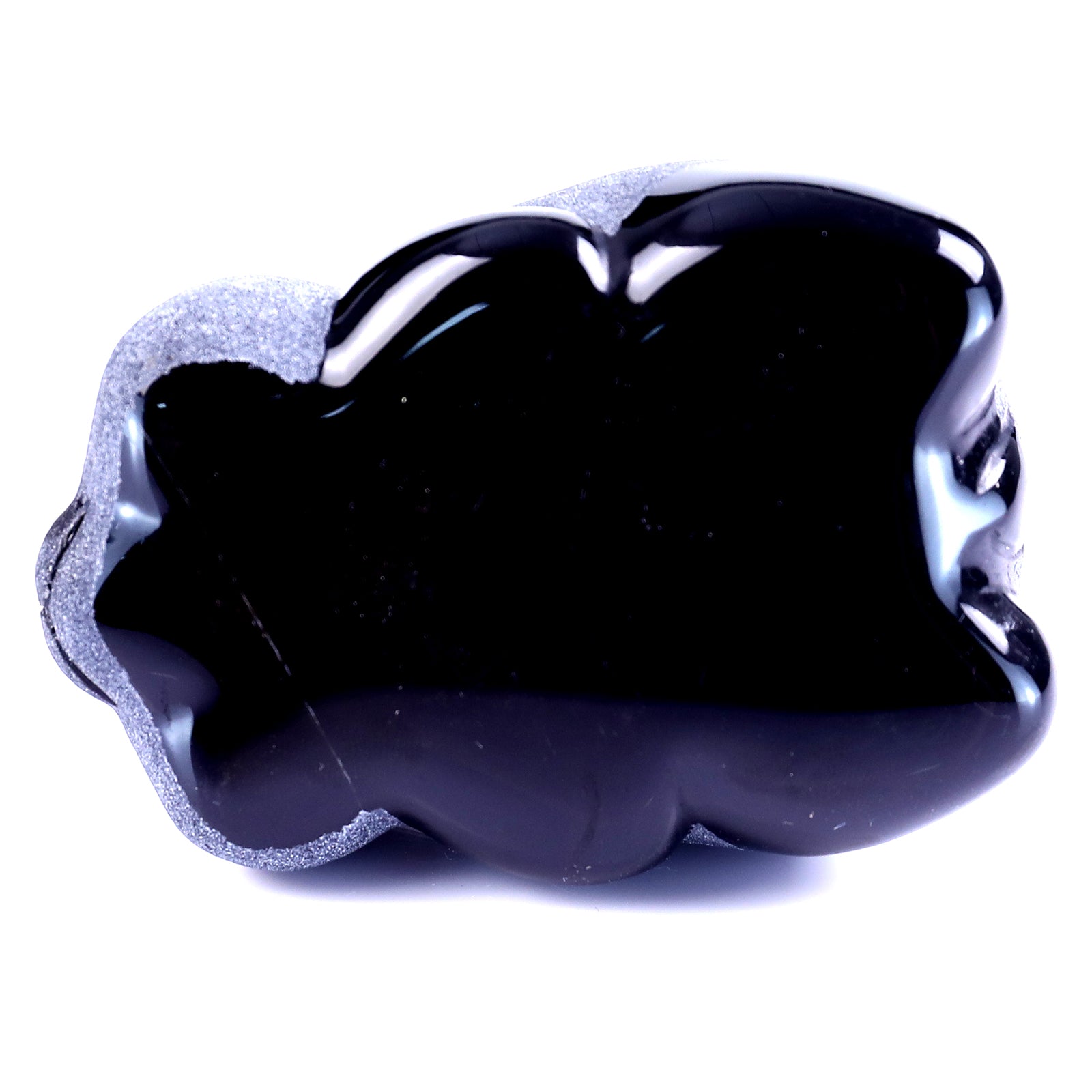 Nicedony Cute 3.0" Black Obsidian Hand Carved Crystal Panda Sculpture - View 17