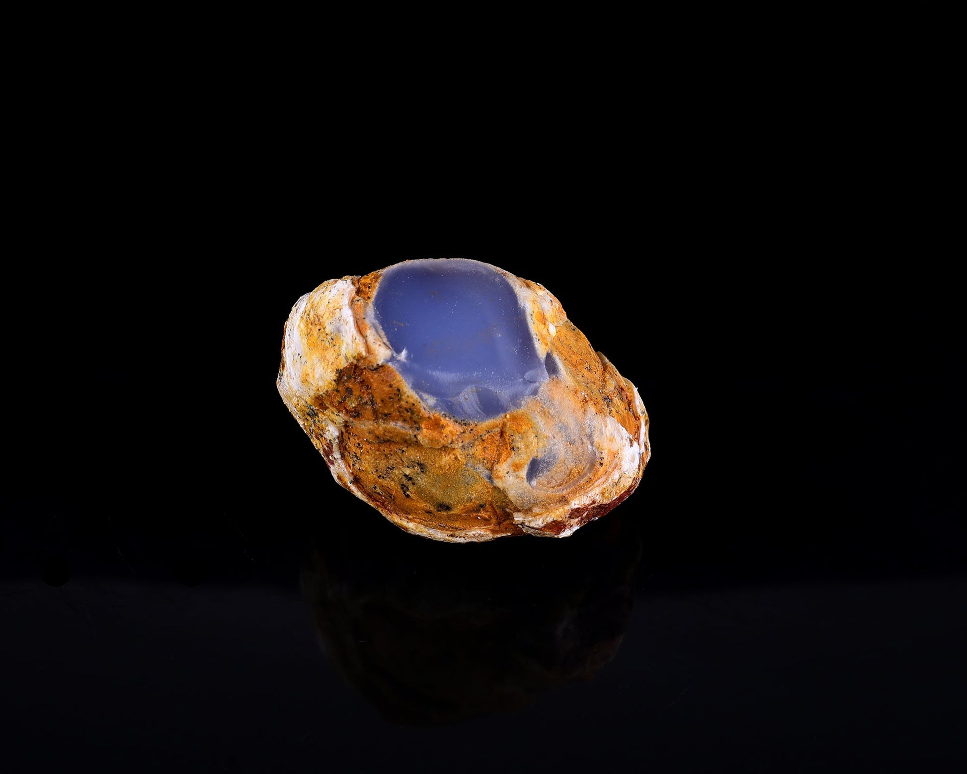 Nicedony Grade A Natural Blue Chalcedony Rough Stone, Jewelry Making Stone - #2 (0.23kg)