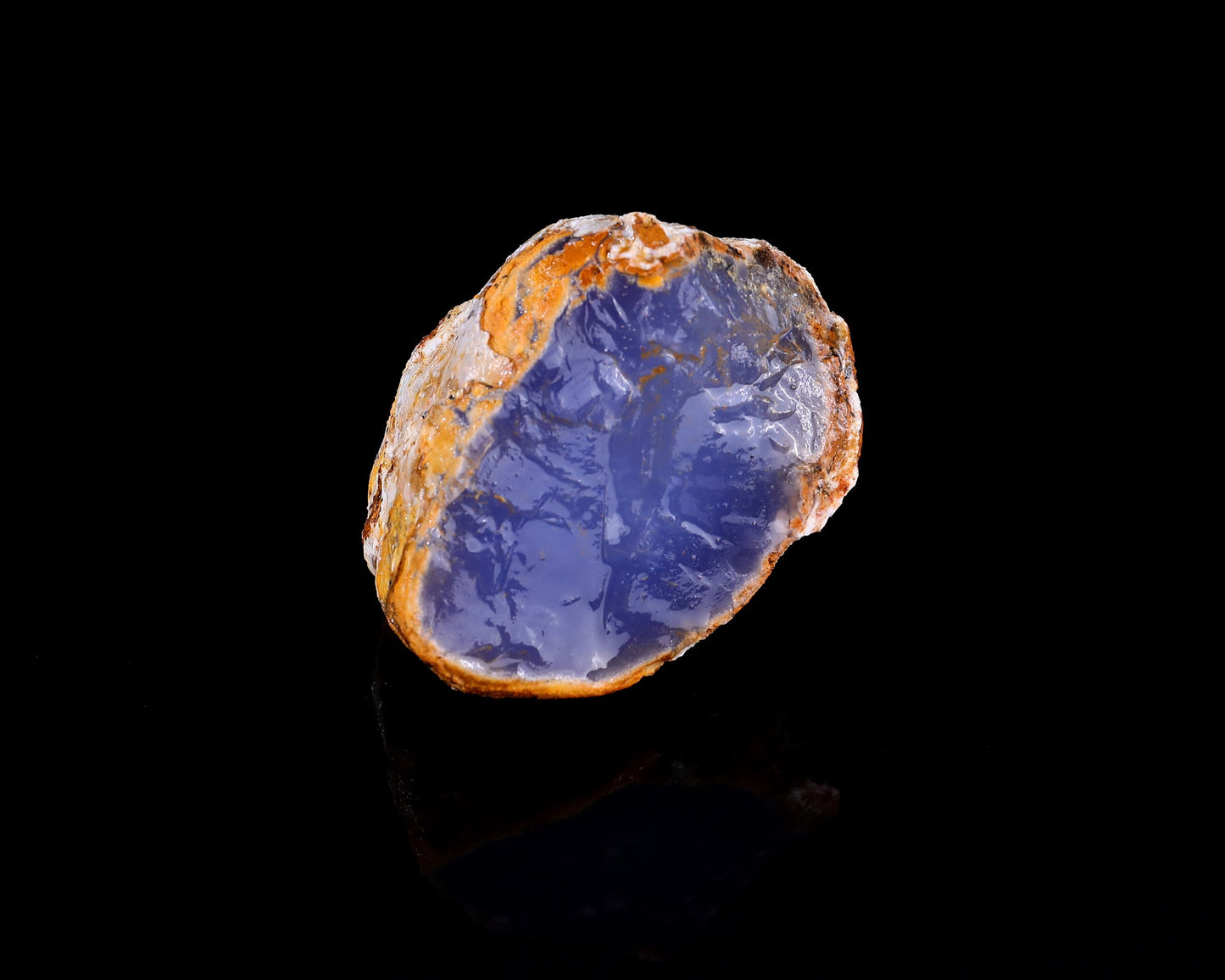 Nicedony Grade A Natural Blue Chalcedony Rough Stone, Jewelry Making Stone - #7 (0.34kg)