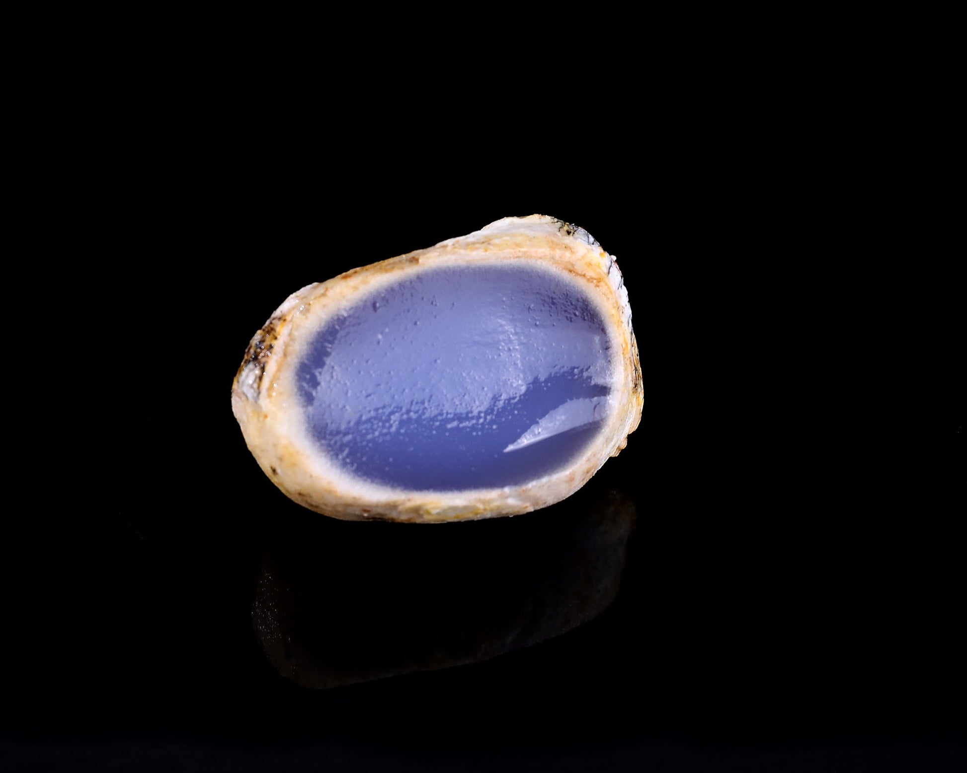 Nicedony Grade A Natural Blue Chalcedony Rough Stone, Jewelry Making Stone - #9 (0.27kg)