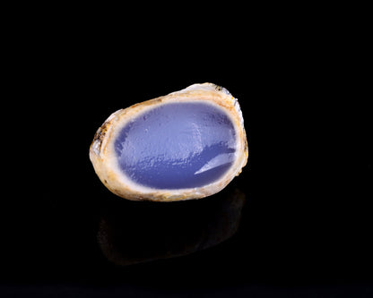 Nicedony Grade A Natural Blue Chalcedony Rough Stone, Jewelry Making Stone - #9 (0.27kg)