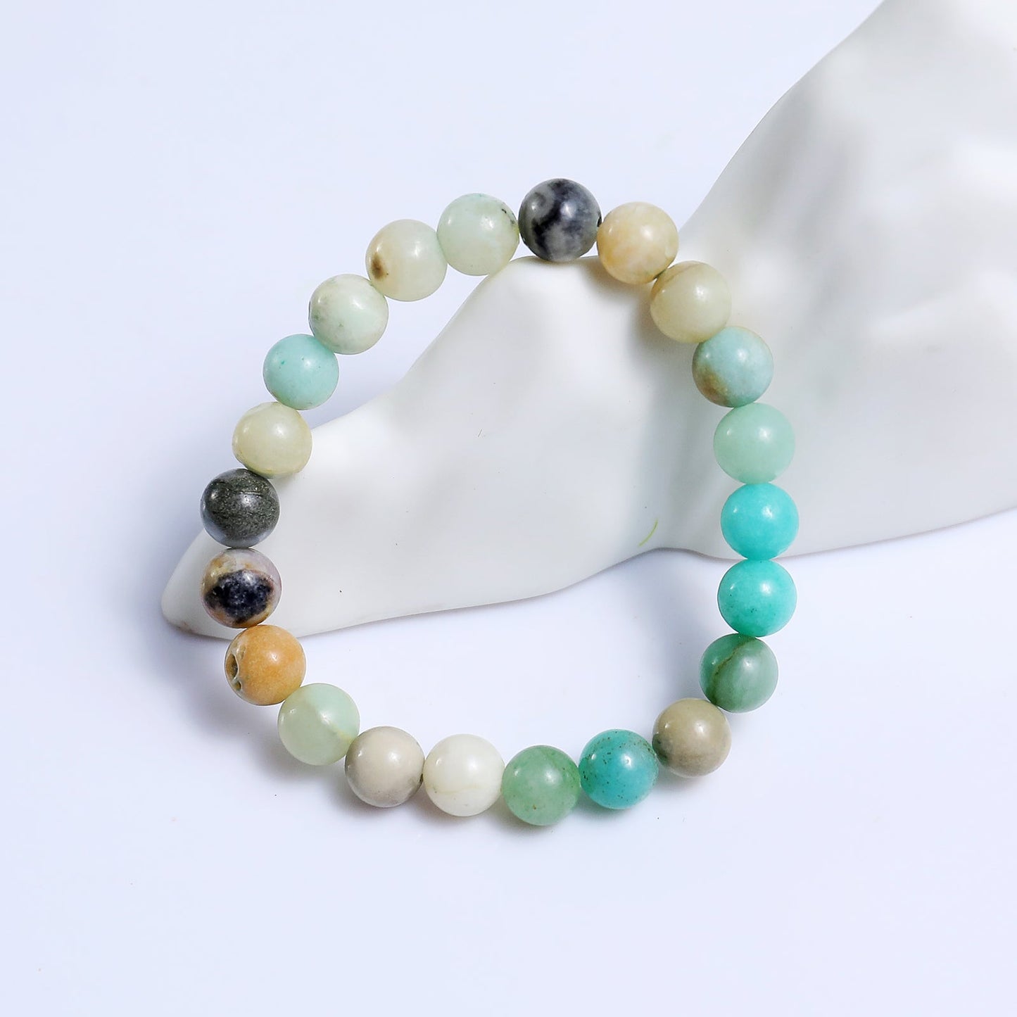 Nicedony Natural Amazonite Healing Energy Bracelet - View 4