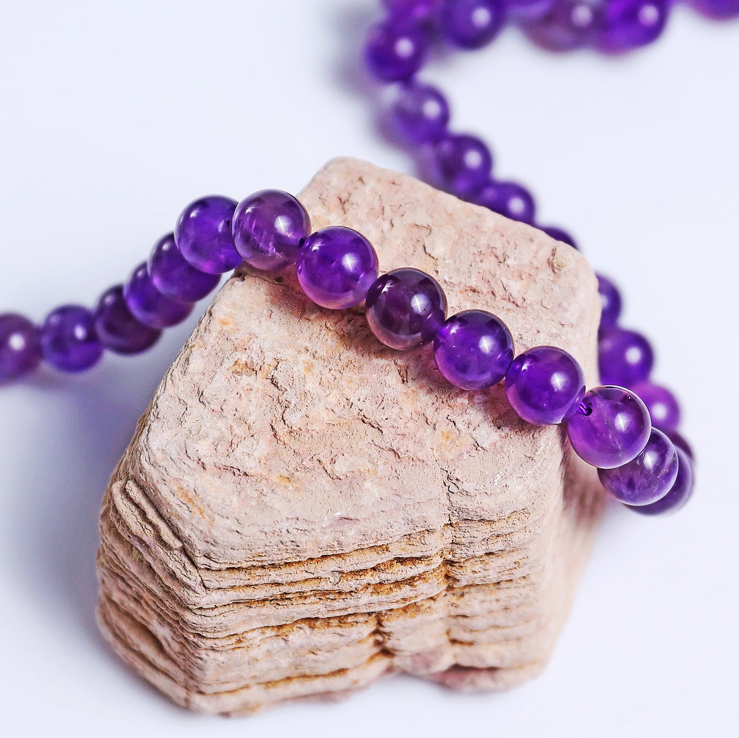Nicedony Natural Amethyst Healing Energy Bracelet - View 3