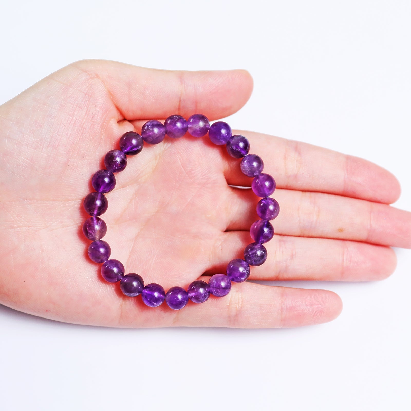 Nicedony Natural Amethyst Healing Energy Bracelet - View 5