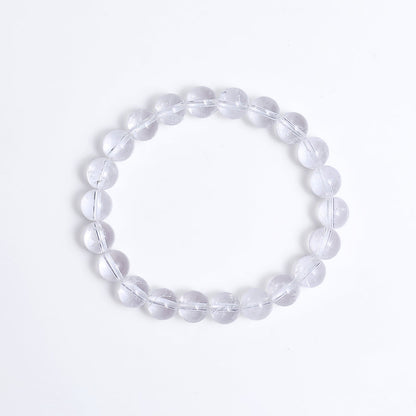 Nicedony Natural Angolan Quartz Healing Energy Bracelet - 8mm