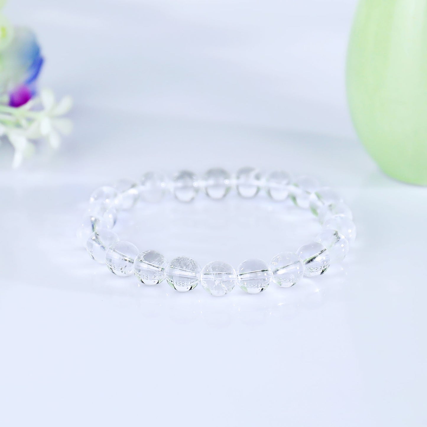 Nicedony Natural Angolan Quartz Healing Energy Bracelet - View 7