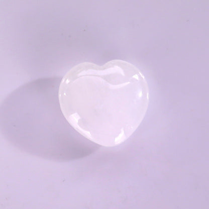 Nicedony Natural Angolan Quartz Rock Hand Carved Crystal Heart - View 6
