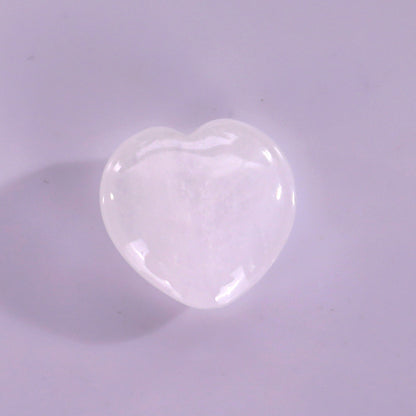 Nicedony Natural Angolan Quartz Rock Hand Carved Crystal Heart - View 7