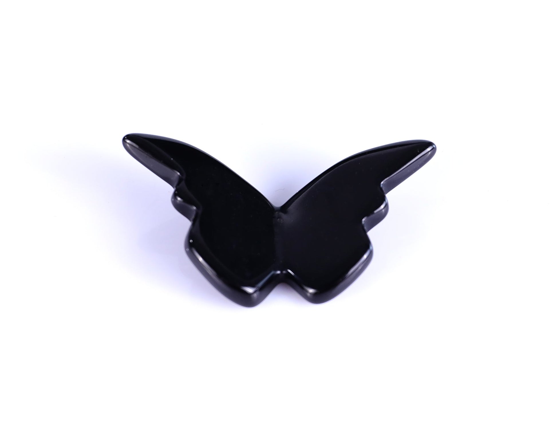 Nicedony Black Obsidian Hand Carved Crystal Butterfly Set (4pcs) - View 7