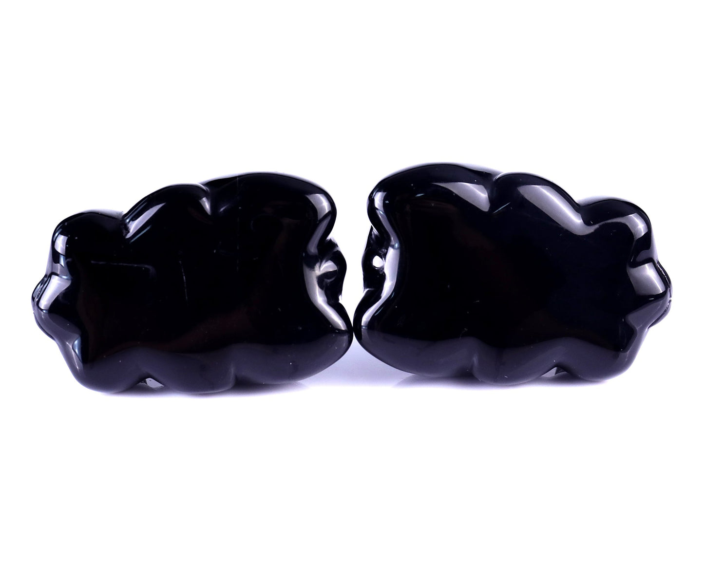 Nicedony Natural Black Obsidian Hand Carved Crystal Panda Sculpture - View 6