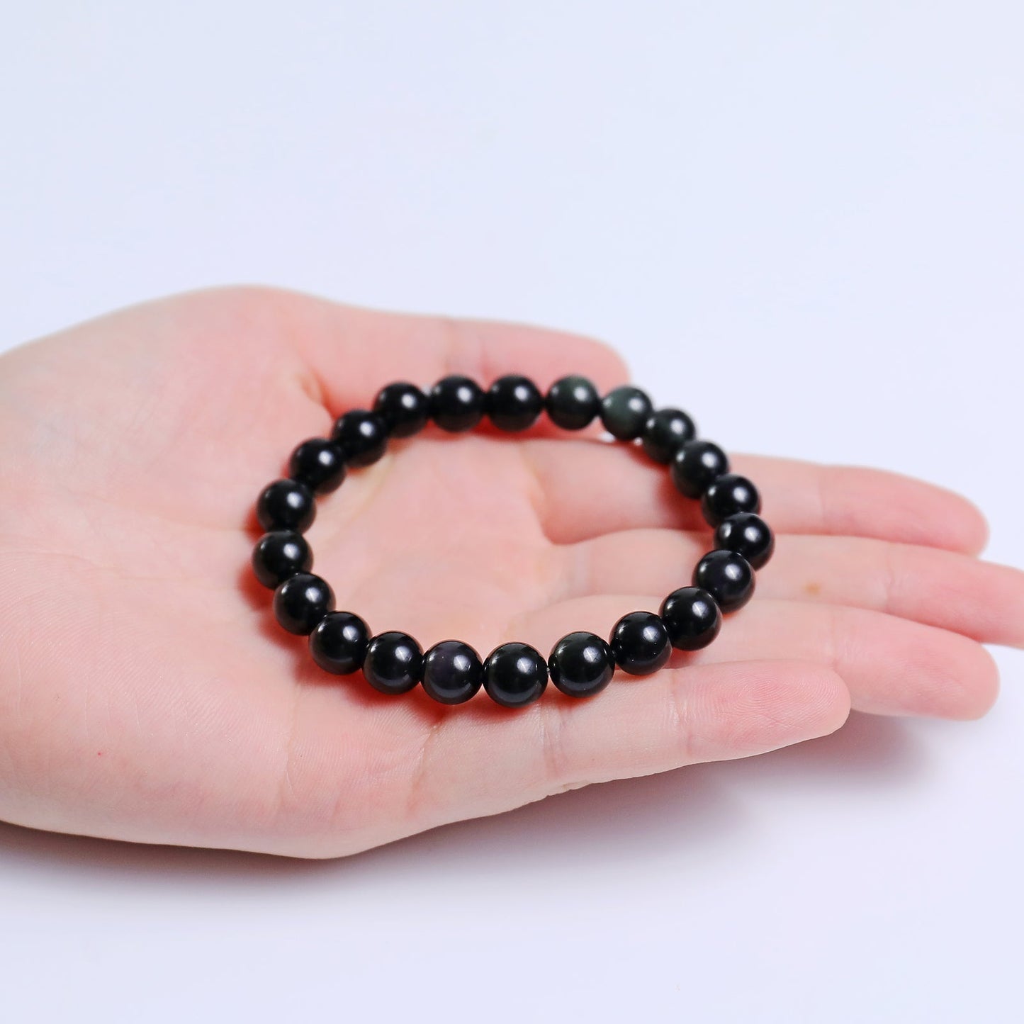 Nicedony Natural Black Onyx Healing Energy Bracelet - View 5