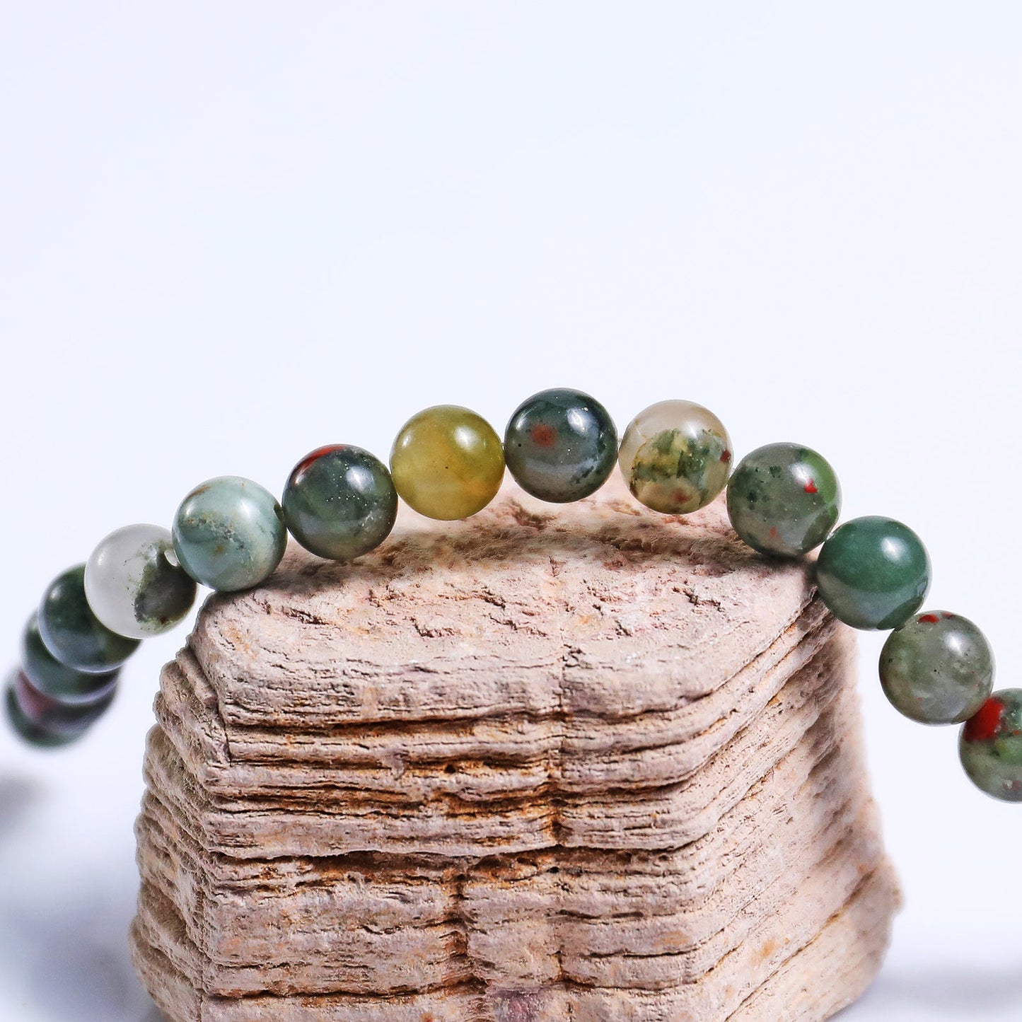 Nicedony Natural Blood Stone Healing Energy Bracelet - View 3