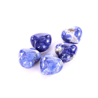 Nicedony Natural Blue Aventurine Hand Carved Crystal Heart - View 5