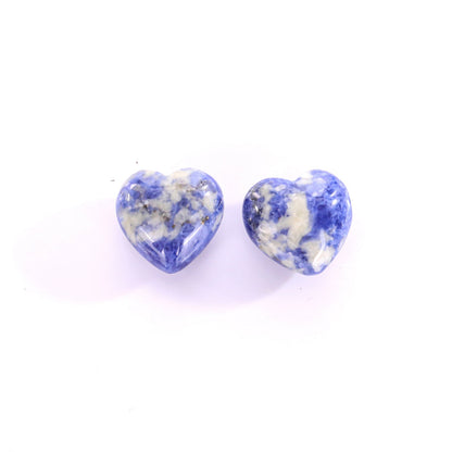 Nicedony Natural Blue Aventurine Hand Carved Crystal Heart - View 7