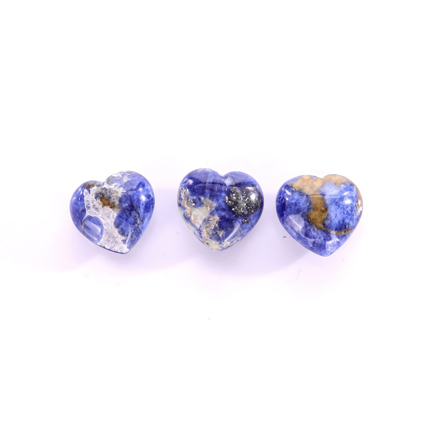Nicedony Natural Blue Aventurine Hand Carved Crystal Heart - View 8