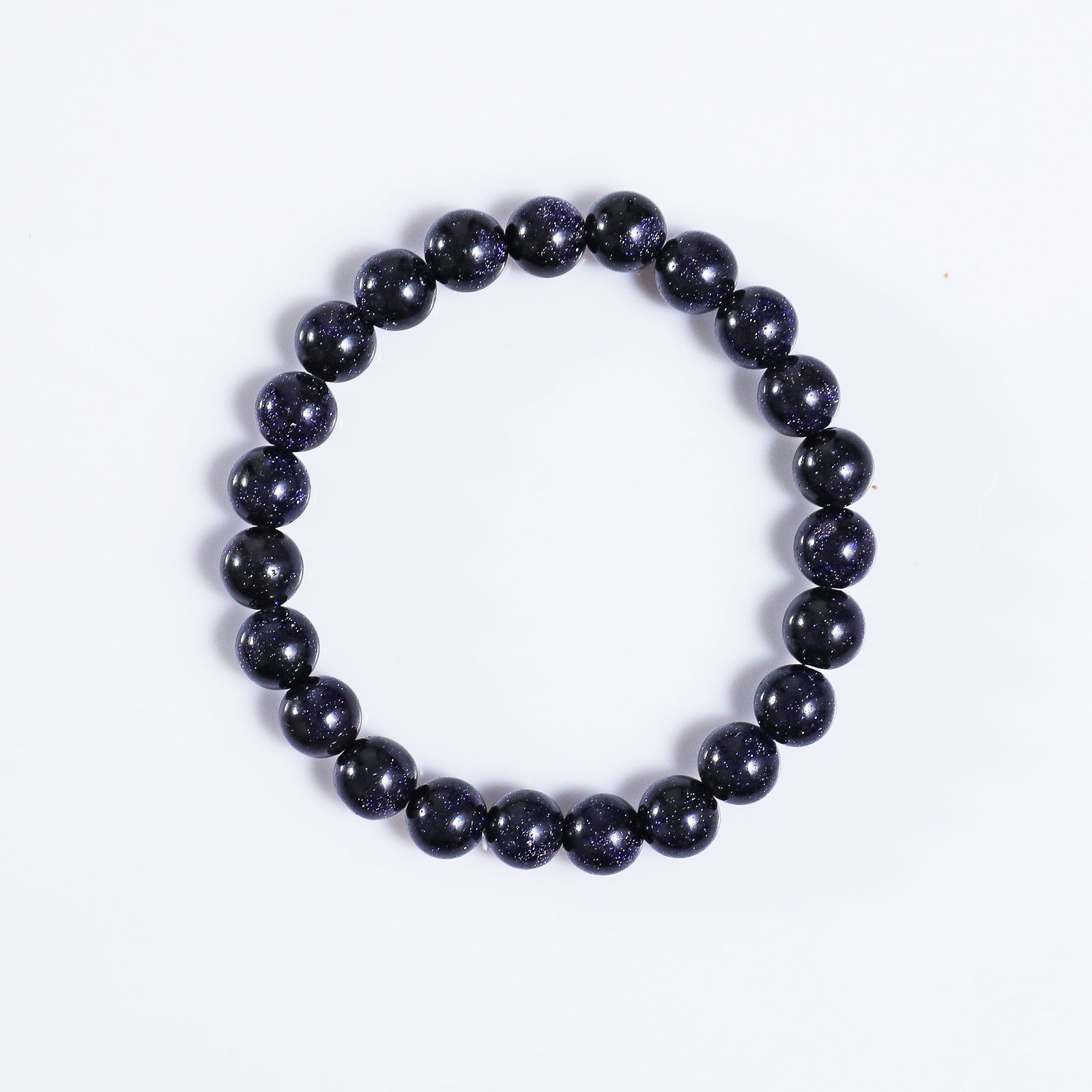 Nicedony Natural Blue Gold Stone Healing Energy Bracelet - View 5