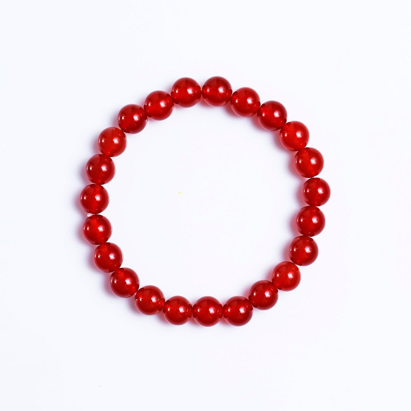 Nicedony Natural Carnelian Healing Energy Bracelet - 8mm