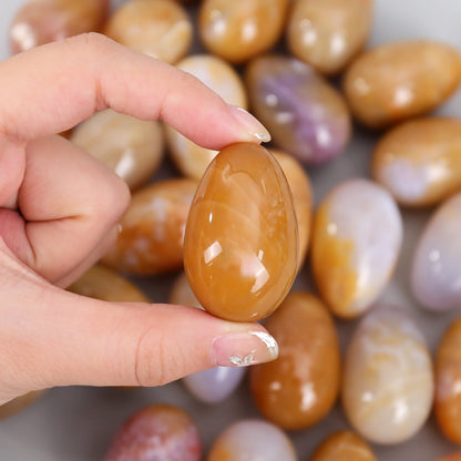 Nicedony Chalcedony Crystal Polished Yoni Eggs,Kegel Exercise Gift - View 6