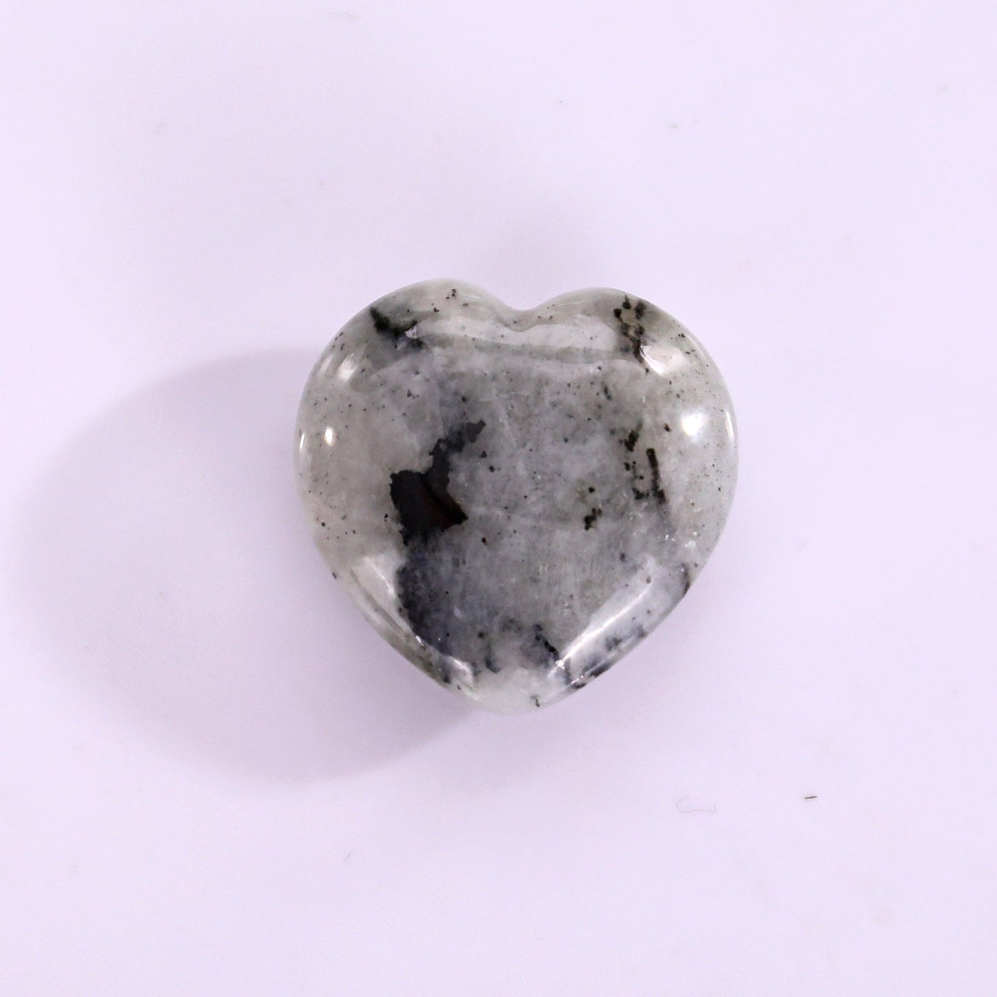 Nicedony Natural Labradorite Hand Carved Crystal Heart - View 6