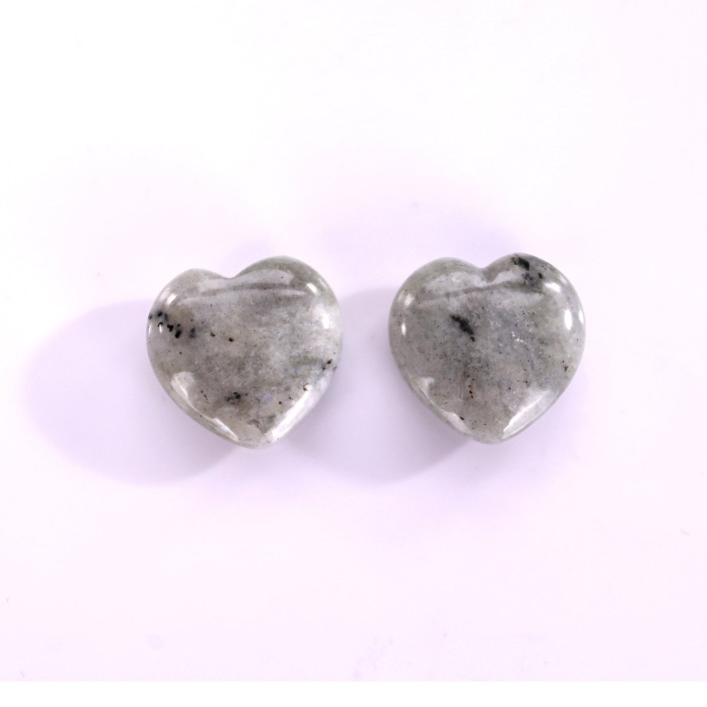 Nicedony Natural Labradorite Hand Carved Crystal Heart - View 8
