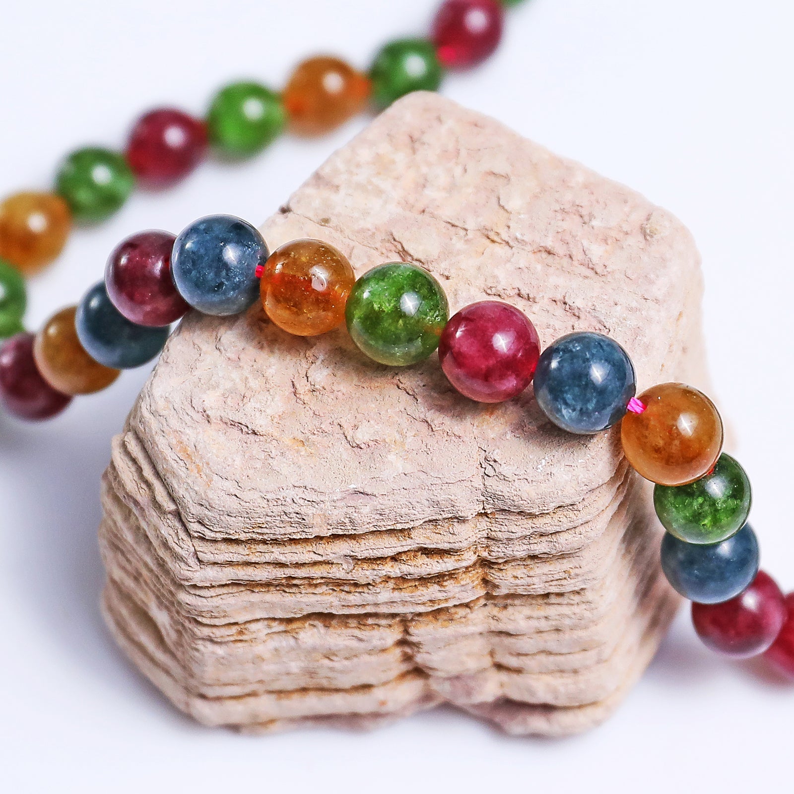 Nicedony Natural Colorful Jasper Healing Energy Bracelet - View 4