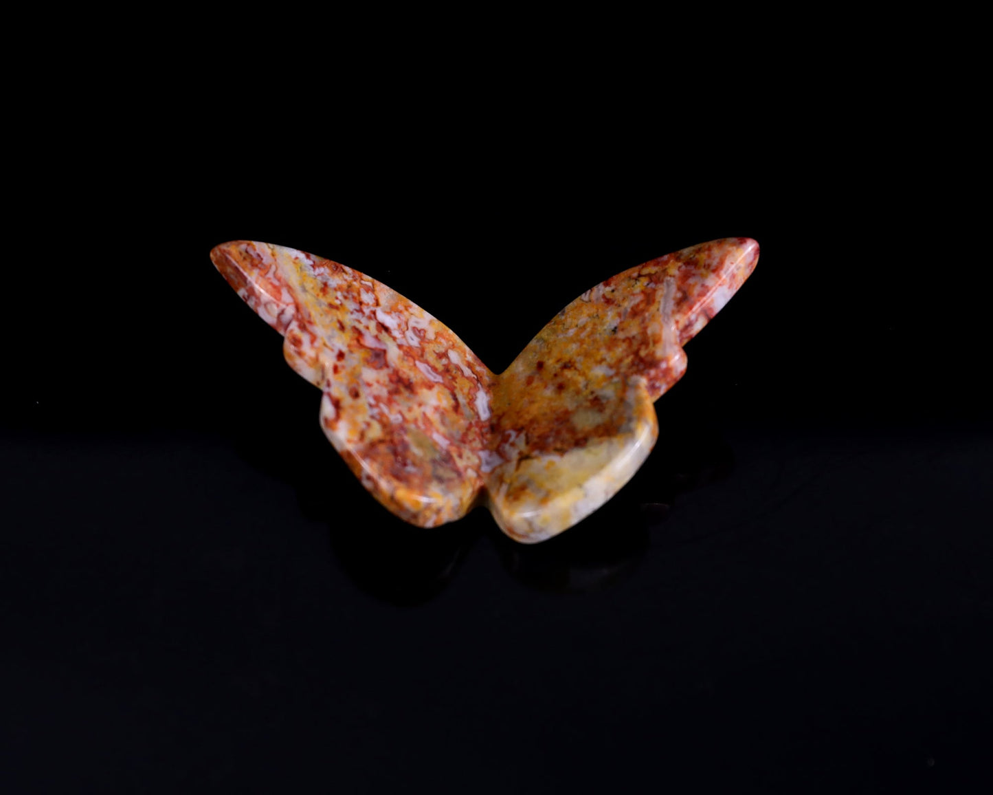 Nicedony Crazy Lace Agate Hand Carved Crystal Butterfly Set (4pcs) - View 3