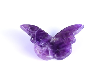 Nicedony Dream Amethyst Hand Carved Crystal Butterfly Set (4pcs) - View 4