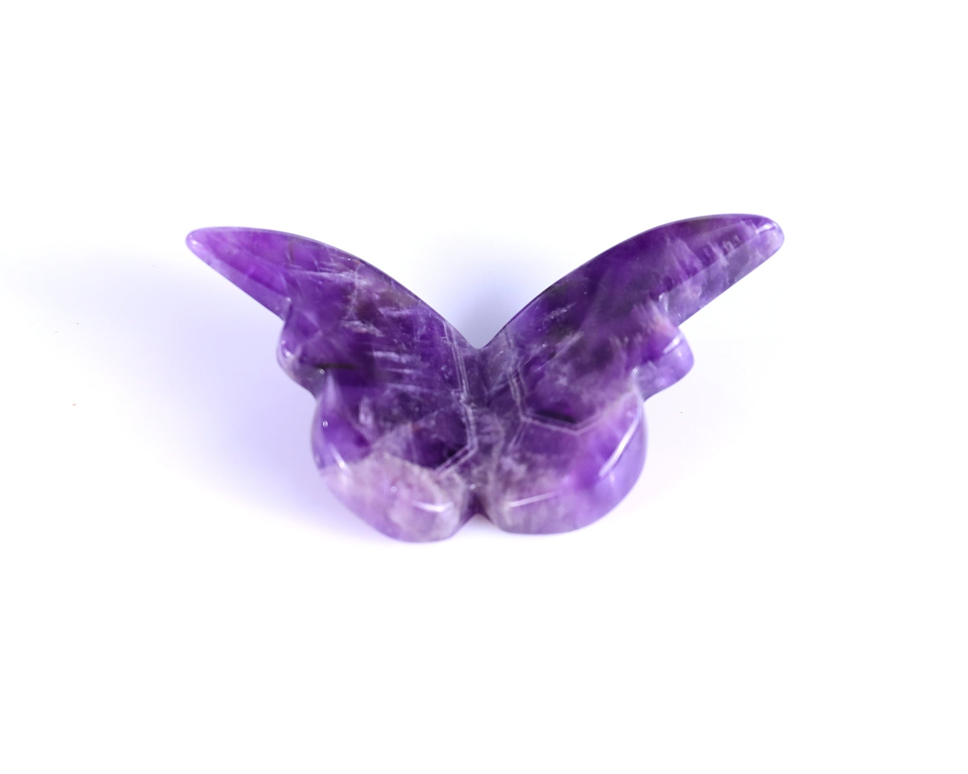 Nicedony Dream Amethyst Hand Carved Crystal Butterfly Set (4pcs) - View 6