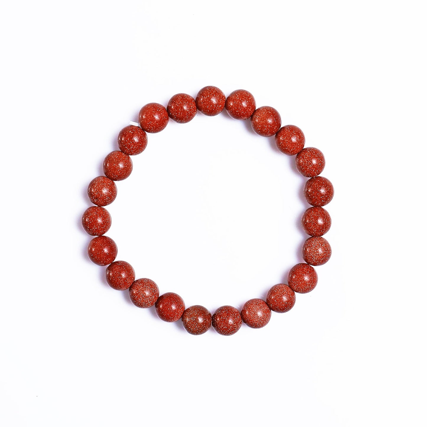 Nicedony Natural Gold Stone Healing Energy Bracelet - 8mm