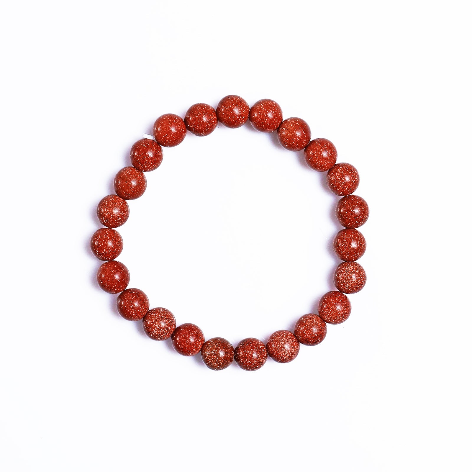 Nicedony Natural Gold Stone Healing Energy Bracelet - 8mm