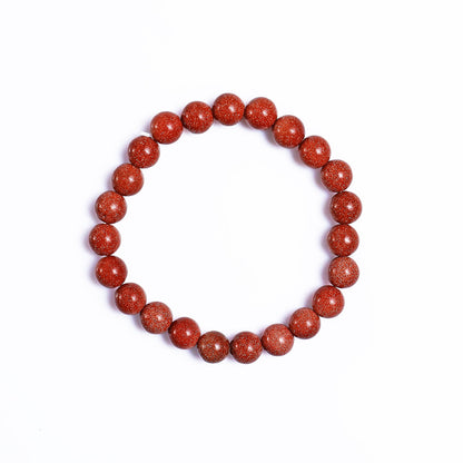 Nicedony Natural Gold Stone Healing Energy Bracelet - 8mm