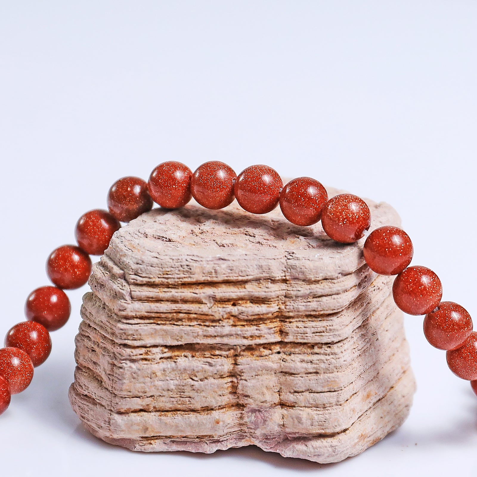 Nicedony Natural Gold Stone Healing Energy Bracelet - View 3