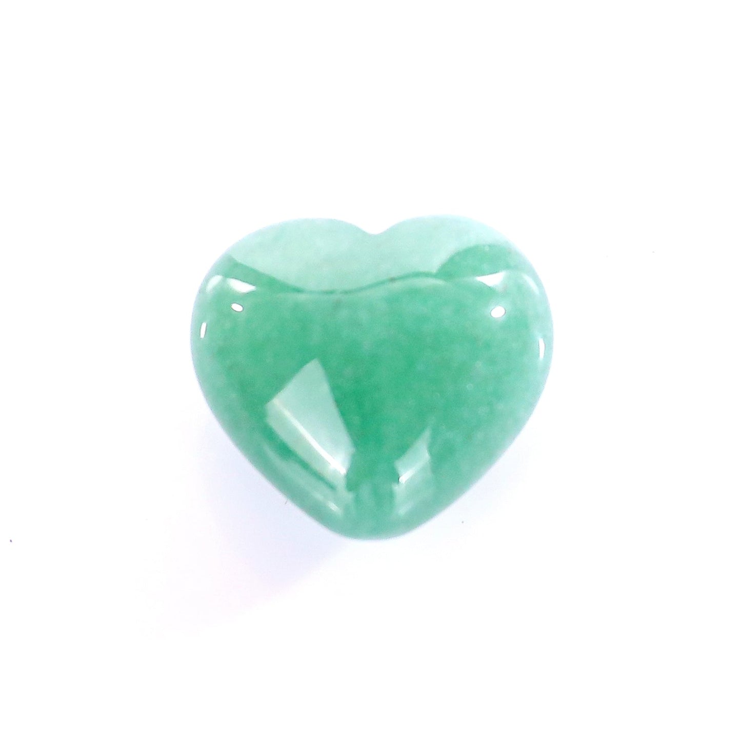 Nicedony Natural Green Aventurine Hand Carved Crystal Heart - View 6