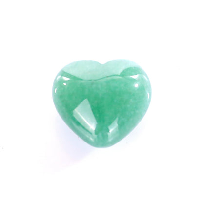 Nicedony Natural Green Aventurine Hand Carved Crystal Heart - View 6