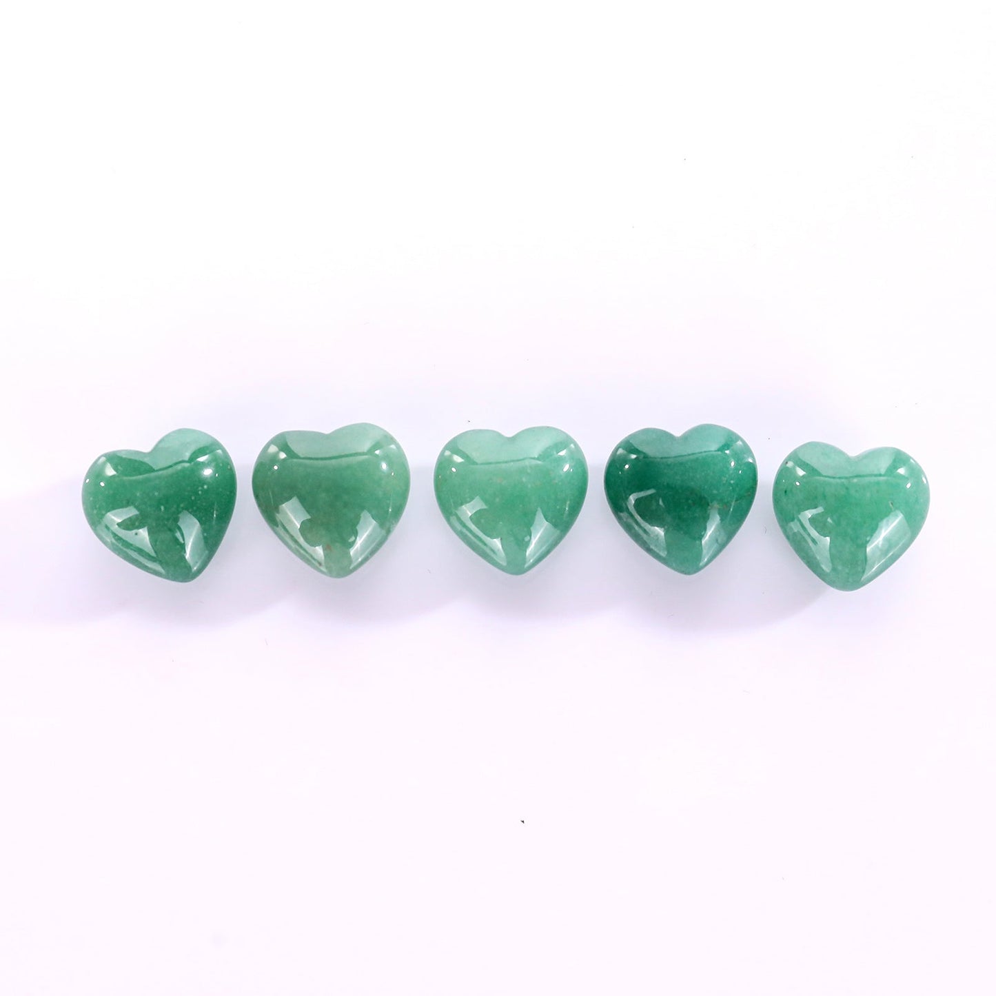 Nicedony Natural Green Aventurine Hand Carved Crystal Heart - View 9