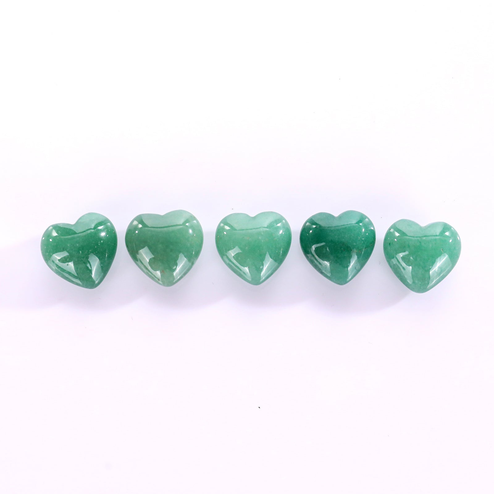 Nicedony Natural Green Aventurine Hand Carved Crystal Heart - View 9