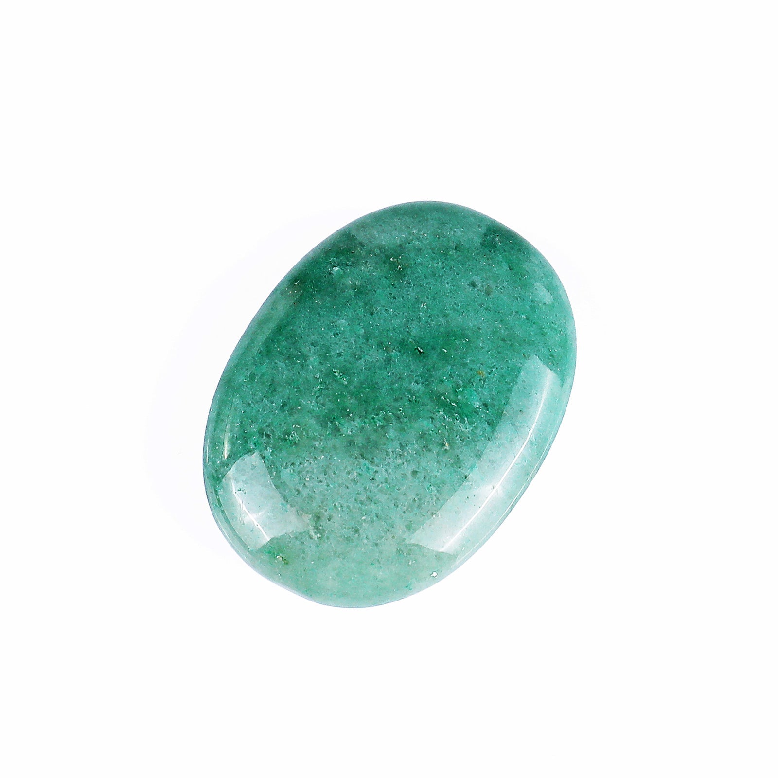 Nicedony Natural Green Aventurine Hand Carved Crystal Polished Palm Stone - View 3