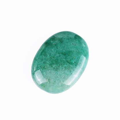 Nicedony Natural Green Aventurine Hand Carved Crystal Polished Palm Stone - View 3