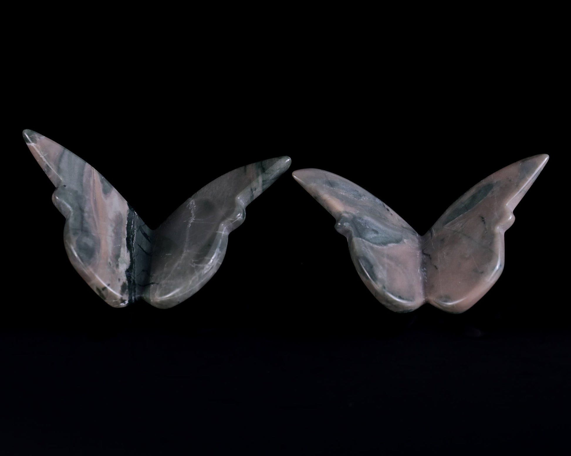 Nicedony Jiulong Jade Hand Carved Crystal Butterfly Set (4pcs) - View 5