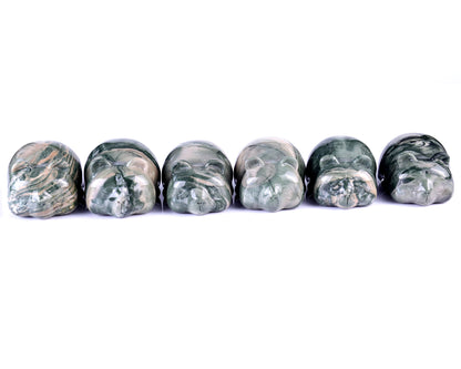 Nicedony Natural Jiulong Jade Hand Carved Crystal Panda Sculpture - View 7