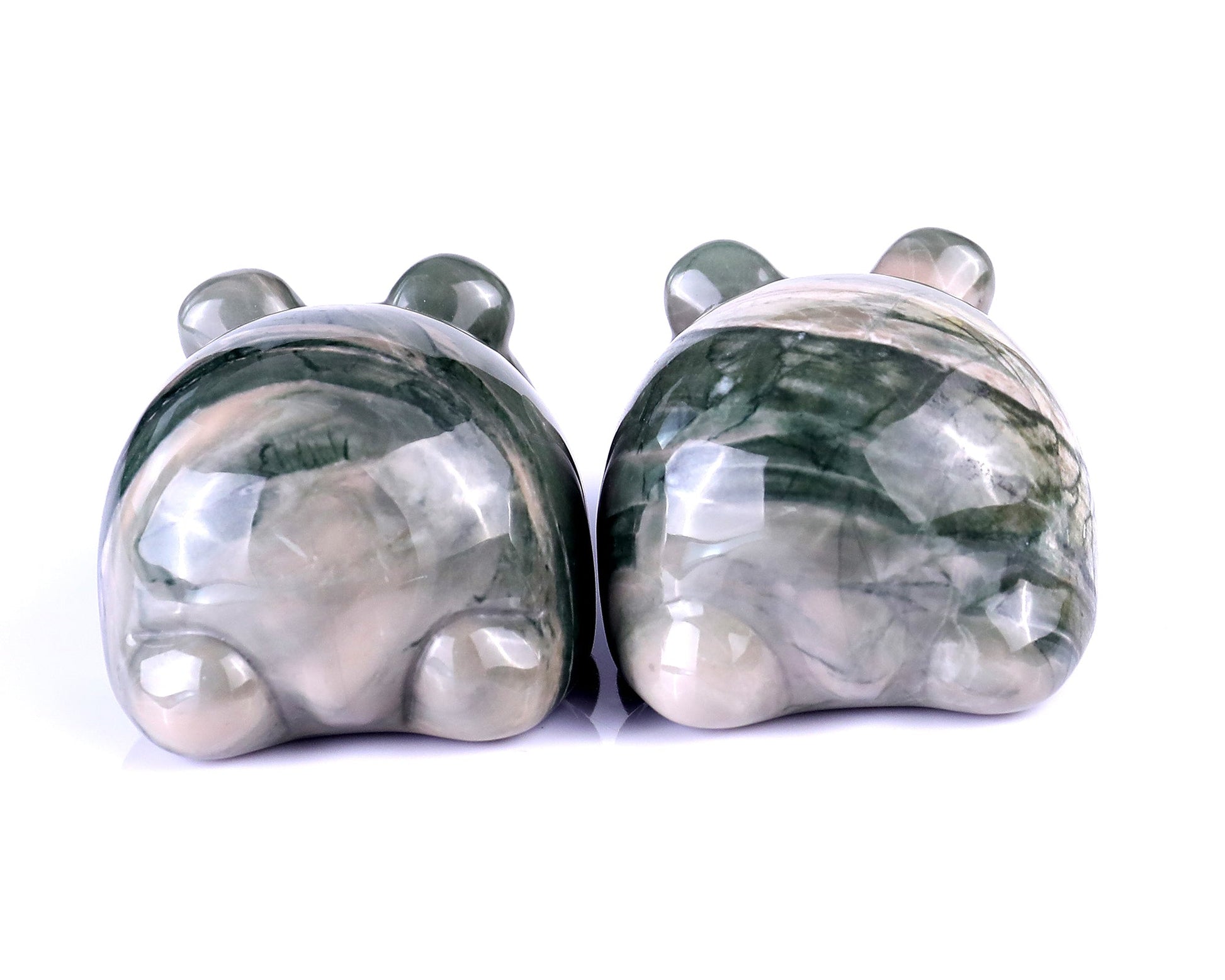 Nicedony Natural Jiulong Jade Hand Carved Crystal Panda Sculpture - View 5