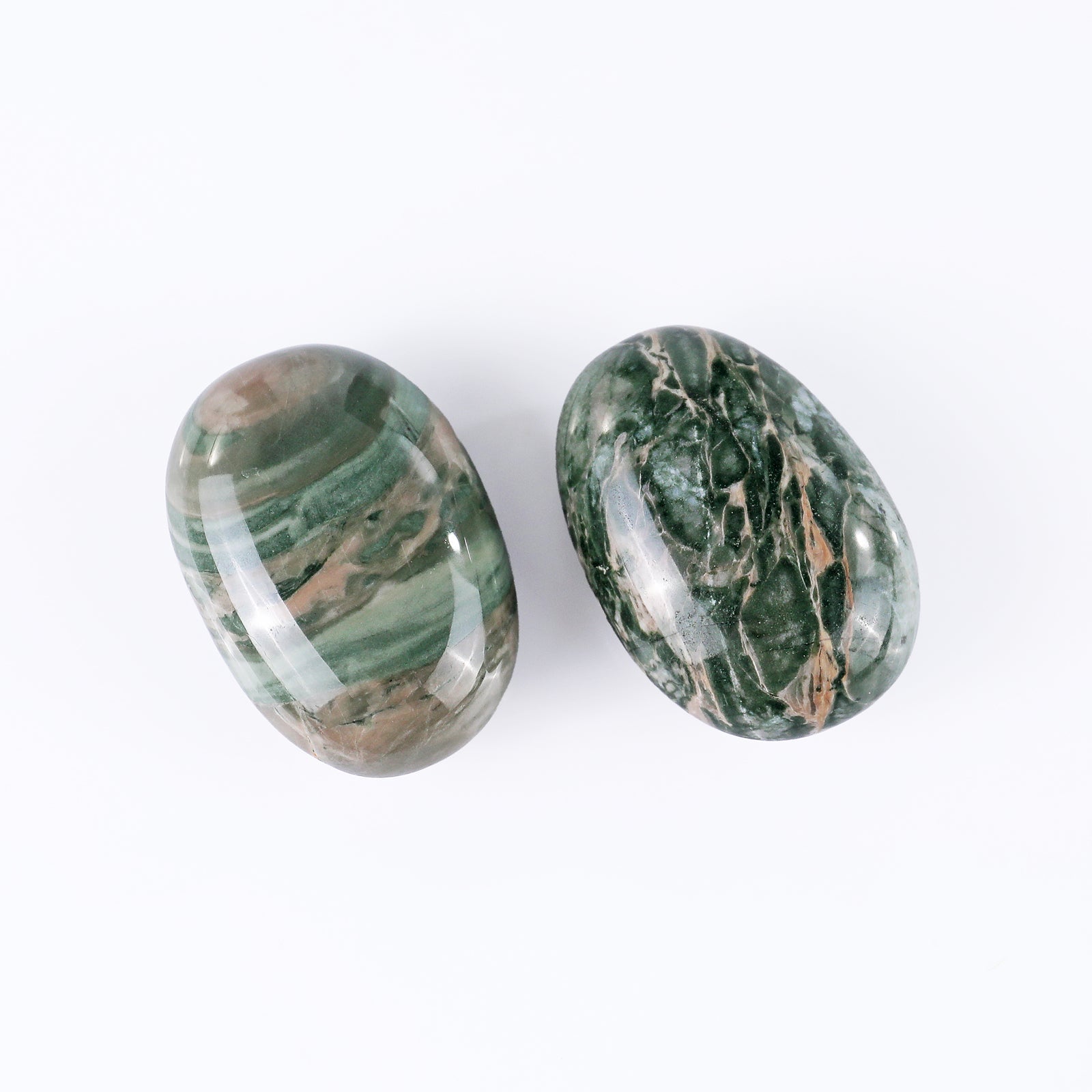 Nicedony Natural Jiulong Jade Hand Carved Crystal Polished Palm Stone - View 6