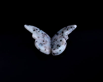 Nicedony Natural Kiwi Jasper Hand Carved Crystal Butterfly Set (4pcs) - View 3