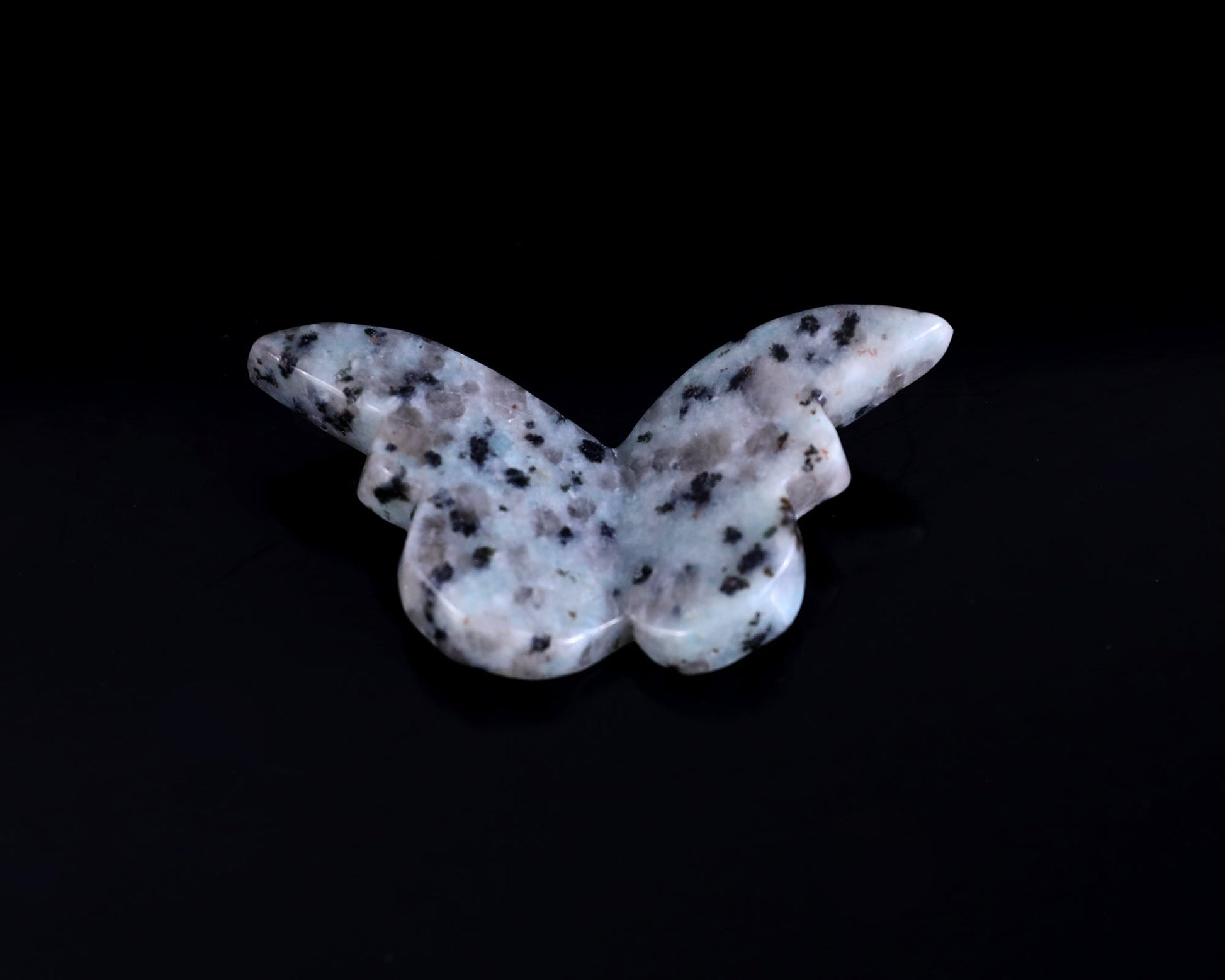 Nicedony Natural Kiwi Jasper Hand Carved Crystal Butterfly Set (4pcs) - View 4