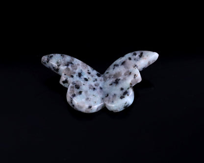 Nicedony Natural Kiwi Jasper Hand Carved Crystal Butterfly Set (4pcs) - View 4