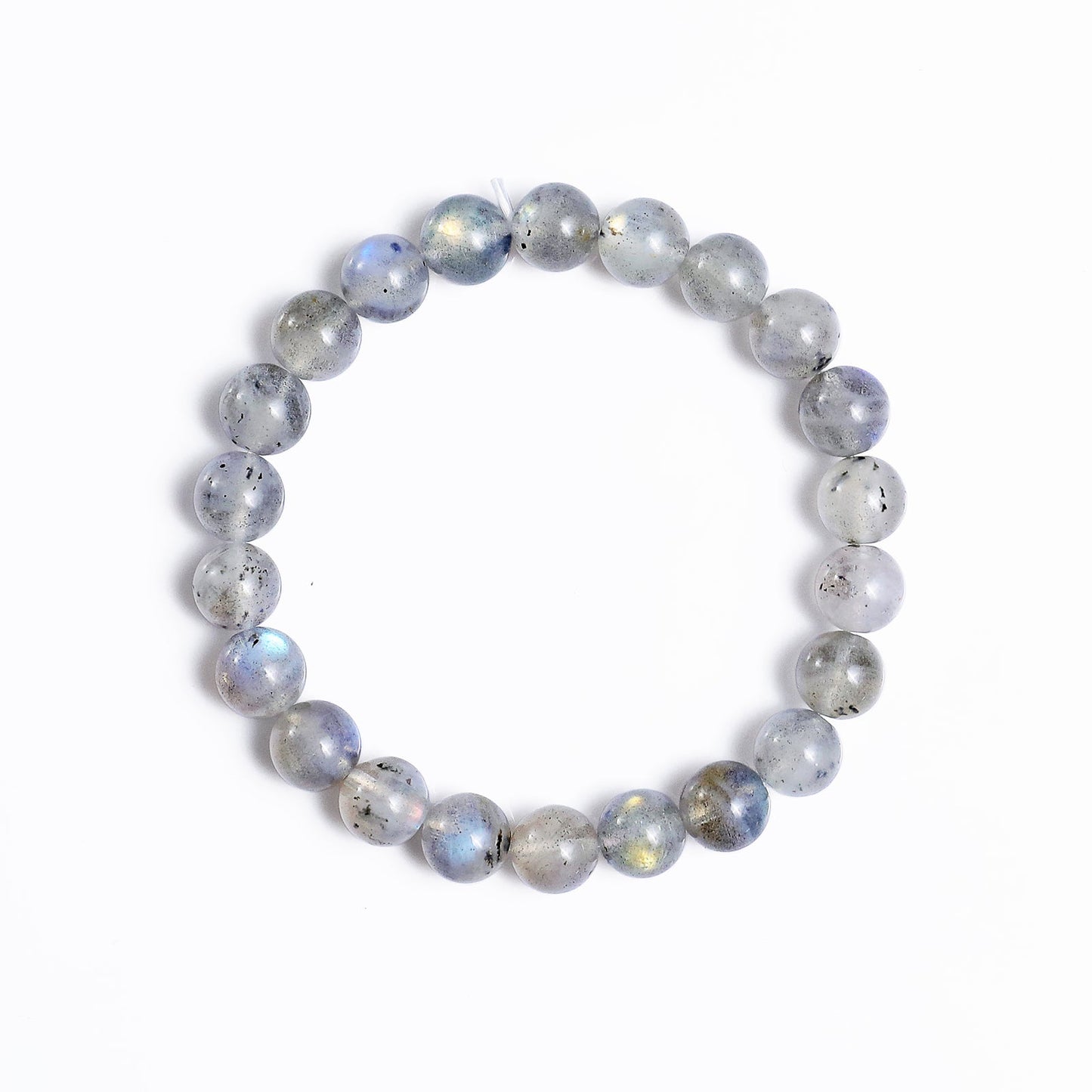 Nicedony Natural Labradorite Healing Energy Bracelet - 8mm